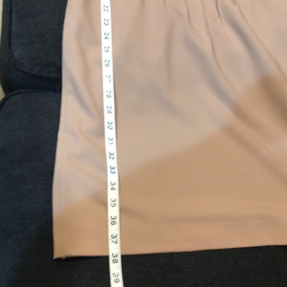 Magaschoni Beige Midi Dress w/Pockets Pleated Front/Back w/Exposed Zipper-No Tag - Picture 13 of 13